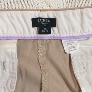 Talbot khaki City Fit Capris